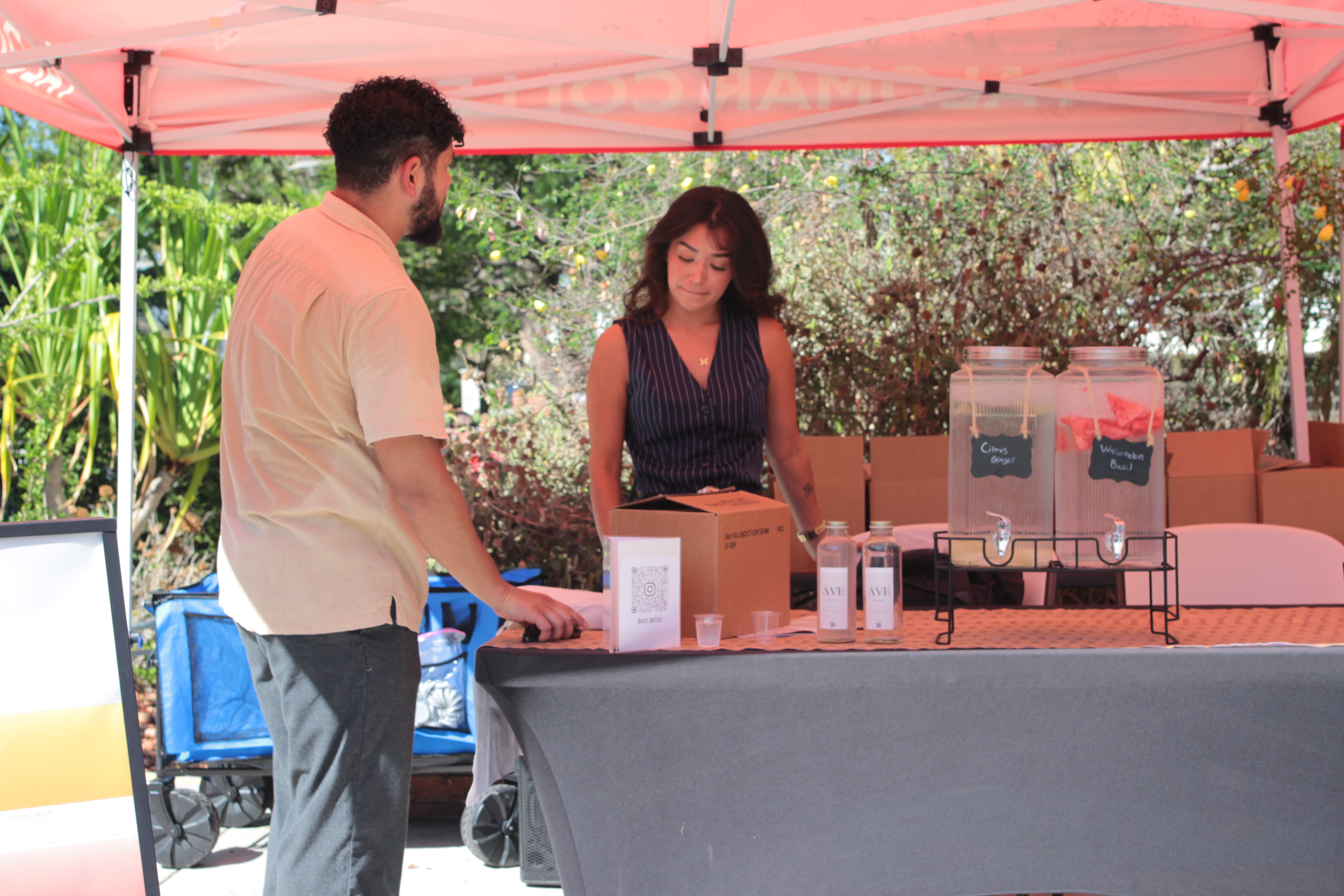 Áve outdoor activation setup
