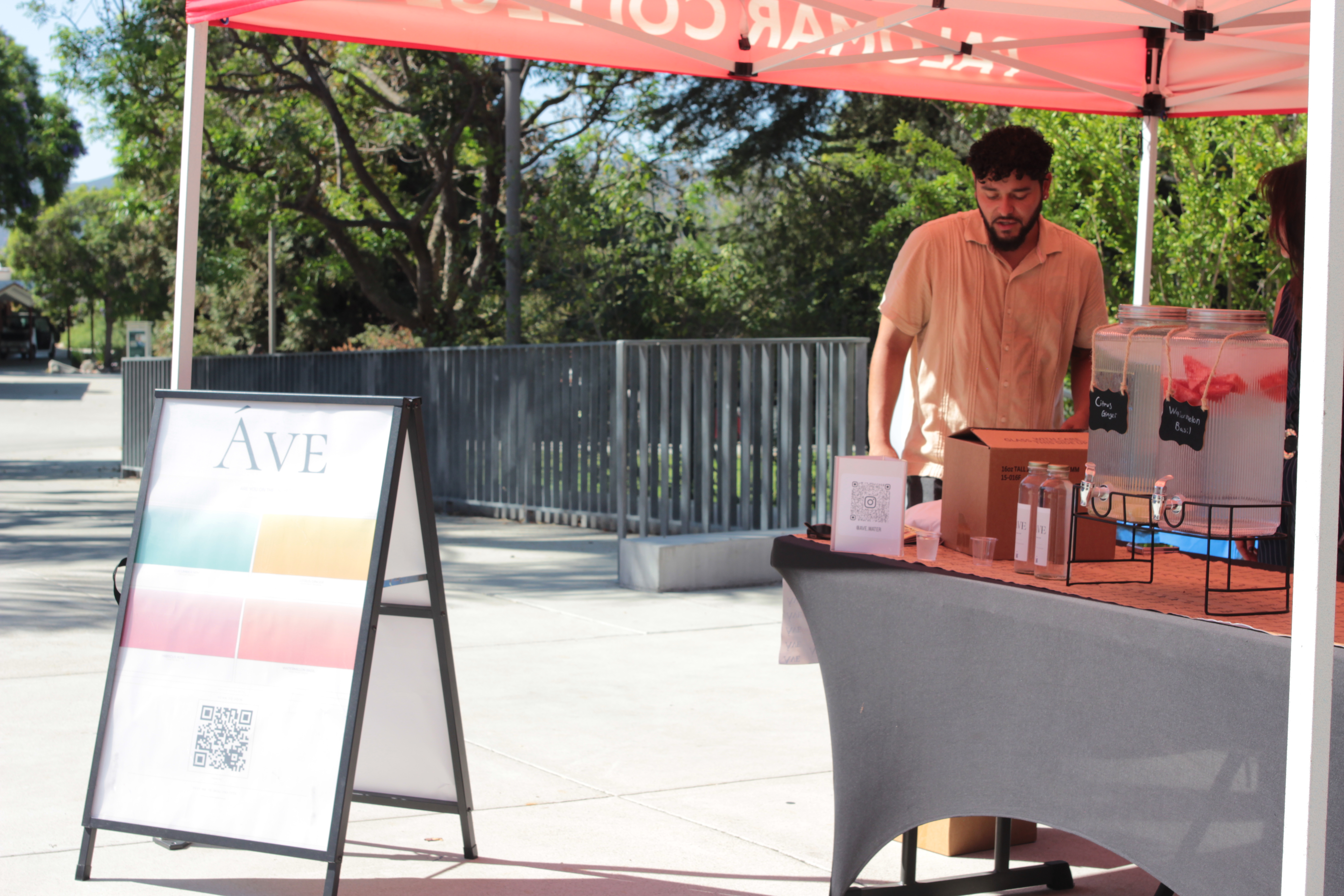 Áve outdoor activation setup